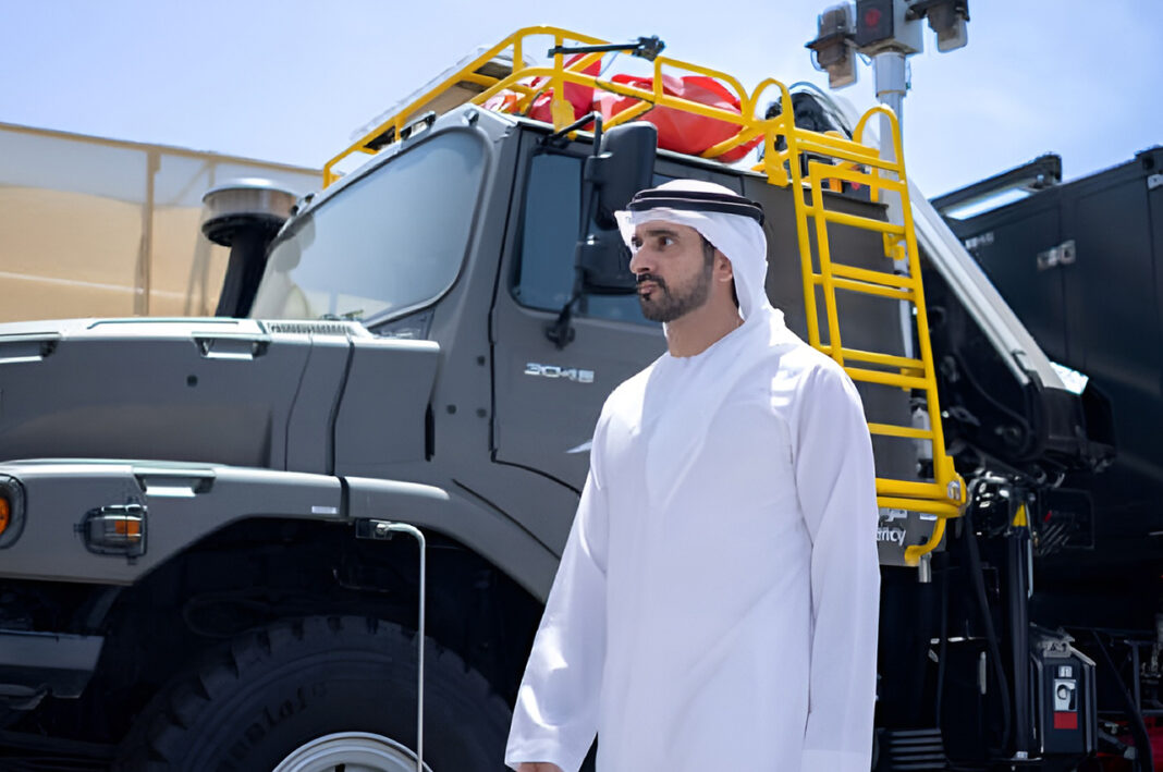 WBB Sheikh Hamdan reviews Dubai’s new emergency response vehicle and smart bus stations