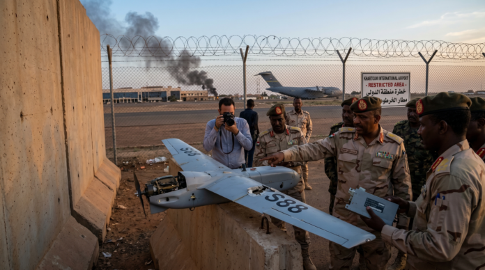 Sudan Accuses UAE of Drone Strike on Khartoum International Airport scaled