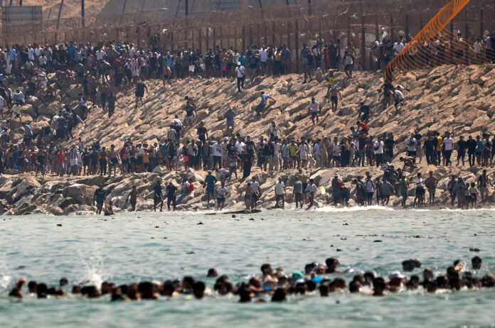 WBB.Ceuta Border Crisis Spain Deploys Army as Thousands Cross